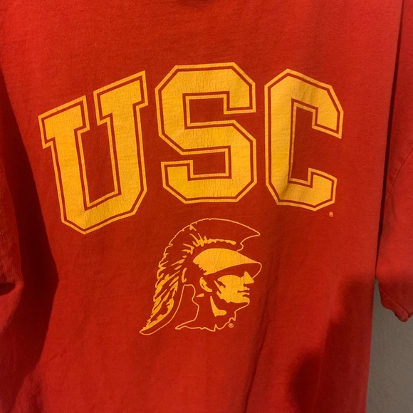 Vintage USC Spell Out Tee Shirt - Picture 2 of 3